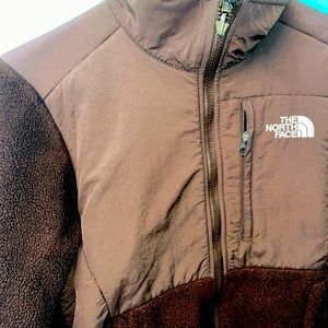 Chocolate North Face jacket